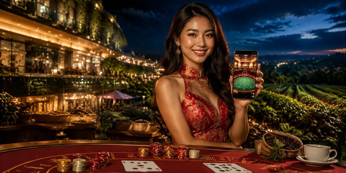 Không khí casino hoàng tráng tại Huế với hoa sen truyền thống Việt Nam
