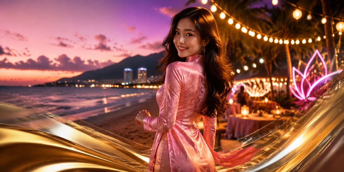 Người chơi trải nghiệm cá cược tại Đà Nẵng với trang phục áo dài truyền thống
