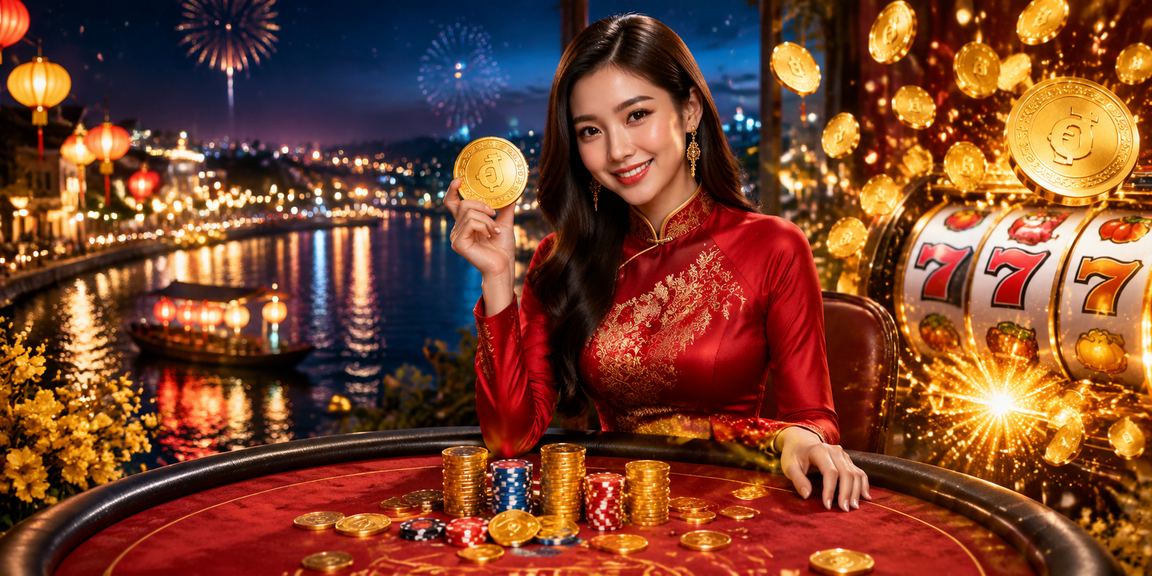 Người chơi slots trực tuyến trong không khí lễ Tết tại vùng đồng bằng sông Cửu Long