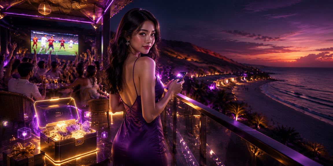 Người dùng chơi casino trên điện thoại tại bãi biển Mũi Né